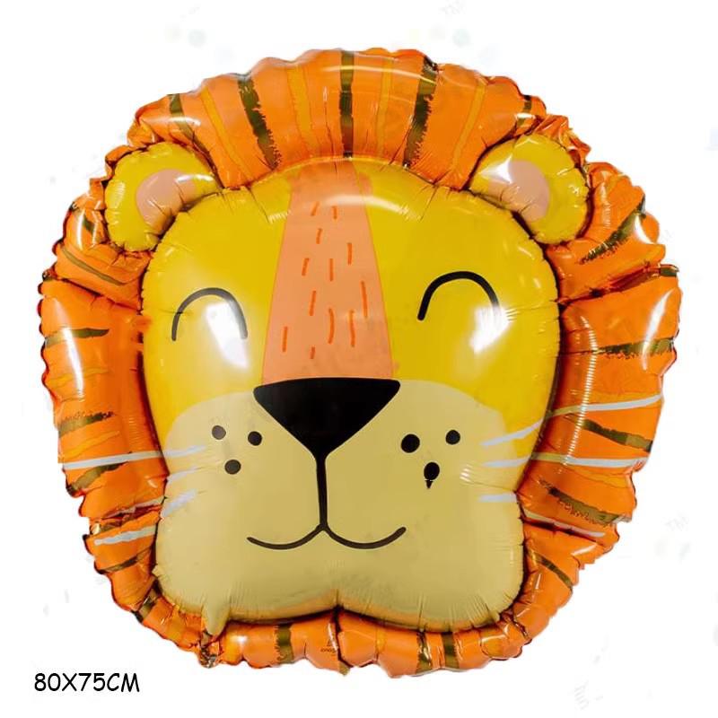 Cross-border Cartoon Animal Aluminum Balloons: Bee, Elephant, Bear, Zebra for Children's Birthday Party