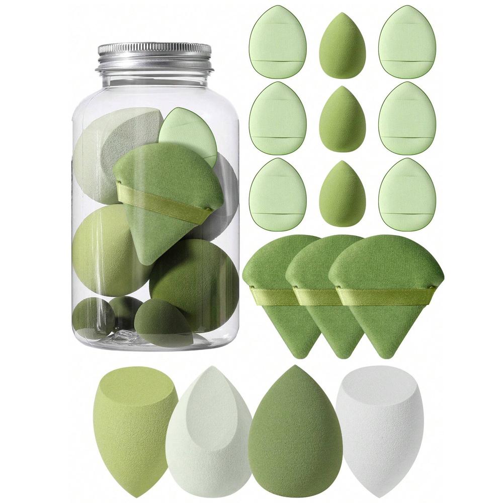 Makeup Sponge Set Blender Sponges 10 Pcs for Foundation Powder Liquid Professional Beauty Sponge Super Soft Facial Makeup Tools