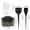1Set Hair Dyeing Tools Set Home Salon Hair Dyeing Brush Hair Dyeing Cream Bowl Coloring Brush Comb Earcap Clips Dyeing Cape Kits