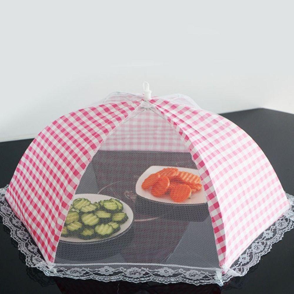 Foldable Lace Dining Table Anti Mosquito Net Food Lid Table Cover Food Cover Meal Cover