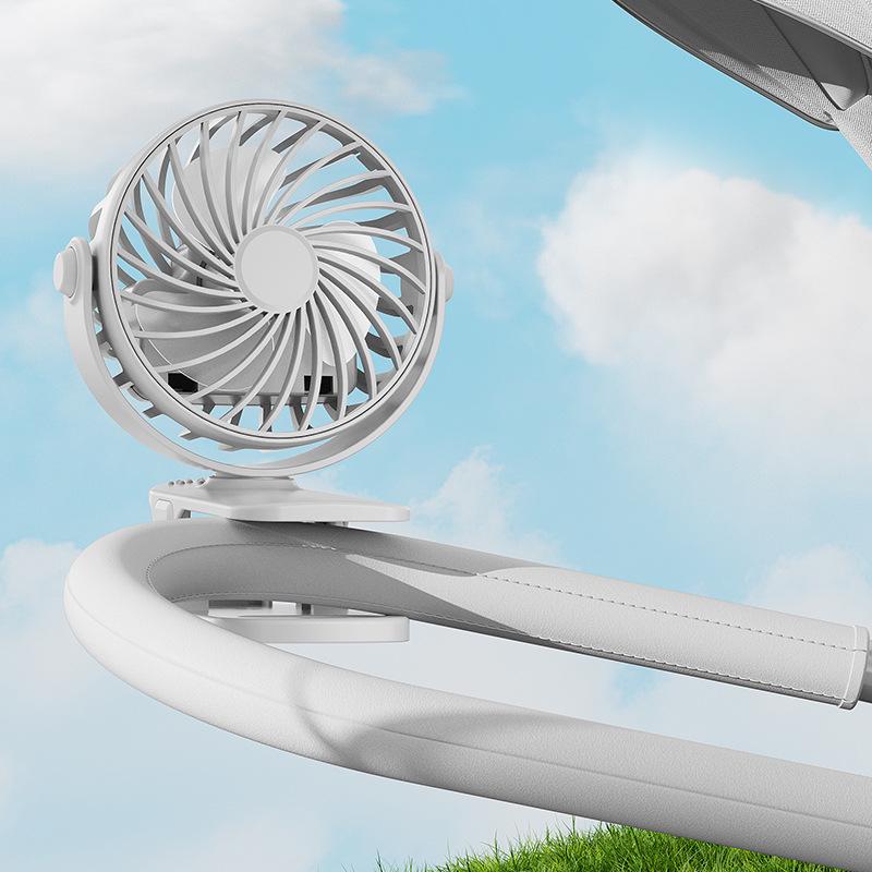 USB Rechargeable Mini Stroller Clip Fan: Portable Outdoor Fan