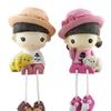 Cartoon Dog-Hugging Dangling Leg Doll - Creative Couple Home Decor & Wedding Gift