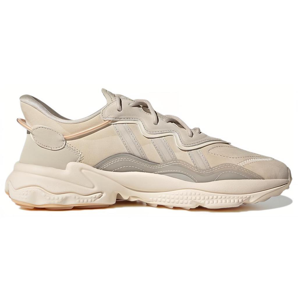 adidas Originals Ozweego Suede Casual Sports Breathable Low-Top Lifestyle Shoes Unisex Sneaker Light-Gray GY1028