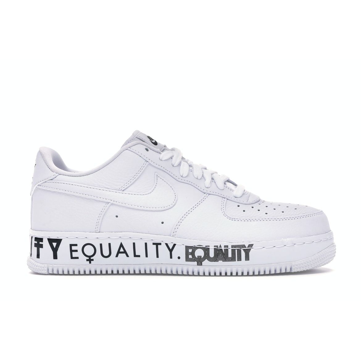 

Мужские кроссовки Nike Air Force 1 Low CMFT Equality белые бело-черные AQ2118-100