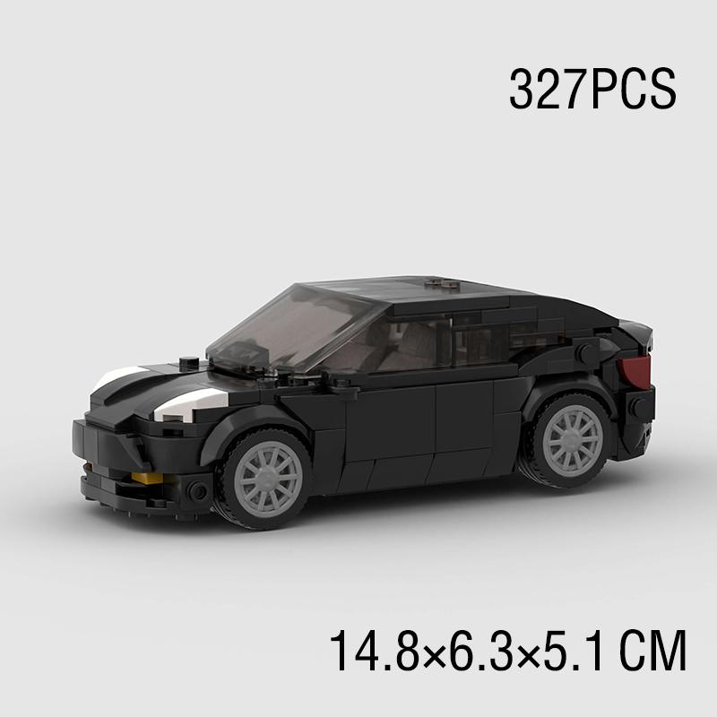 MOC Classical Speed Old Car City Super Racer Model Building Blocks Technical Sports Racing Vehicle Bricks Christmas gift Kid Toy