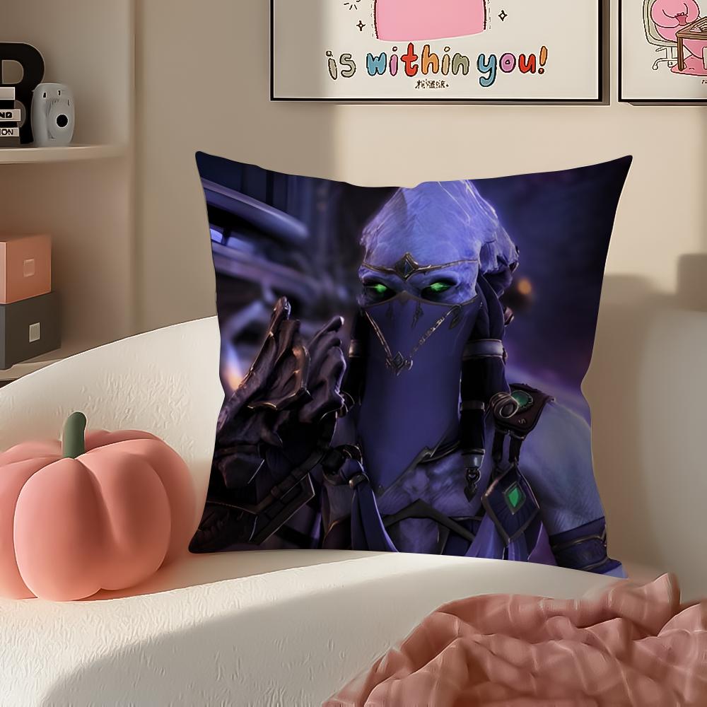 

Strategic Futuristic Epic Game SStarCraft Cushion Cover Pillowcase Short Plush Invisible zipper Room Sofa Cushion Cover 30X30cm