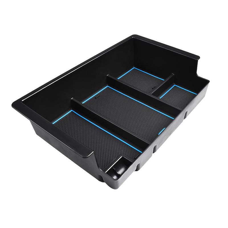 Center Console Organizer Tray for Chevy Silverado/GMC Sierra 2014-2018 and Tahoe Suburban/Yukon 2015-2020 Armrest Storage Box