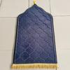 Soft Worship Kneel Travel Prayer Rug Non-slip Prayer Mat Flannel Carpet for Muslim Ramadan Embossing Floor Carpets Portable