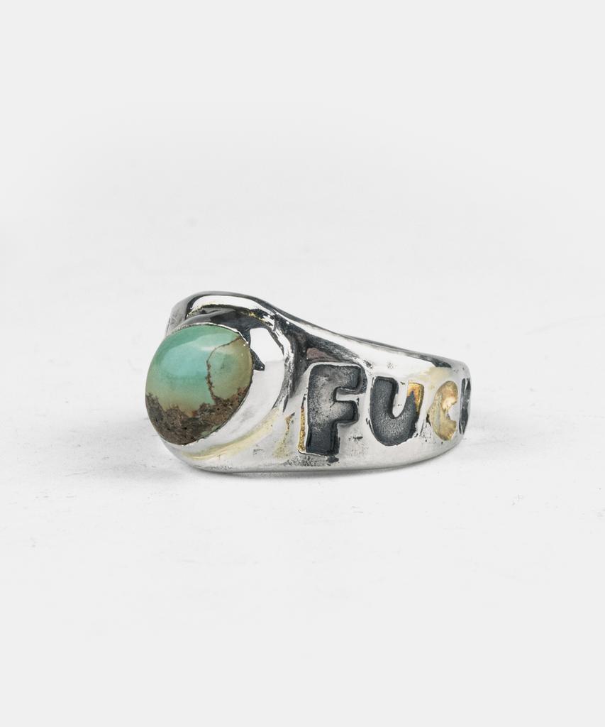 Sheen666 F-Word Turquoise Gold Custom Ring (Type A)