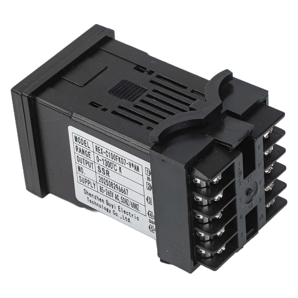 Digital Thermostat C100 with 40DA Solid State Relay K Probe and Heat Sink for Food Processing and Pasteurization