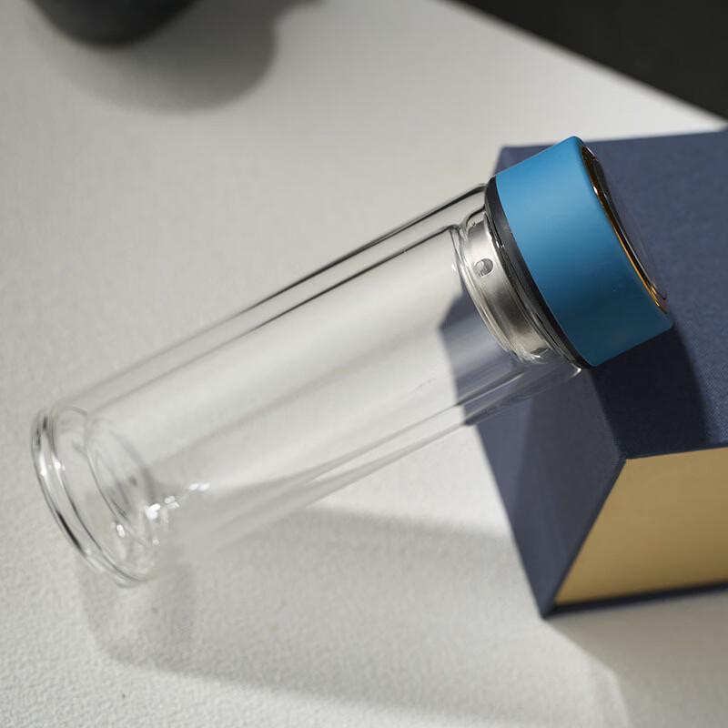 

OLOEY Frosted Borosilicate Glass Water Bottle