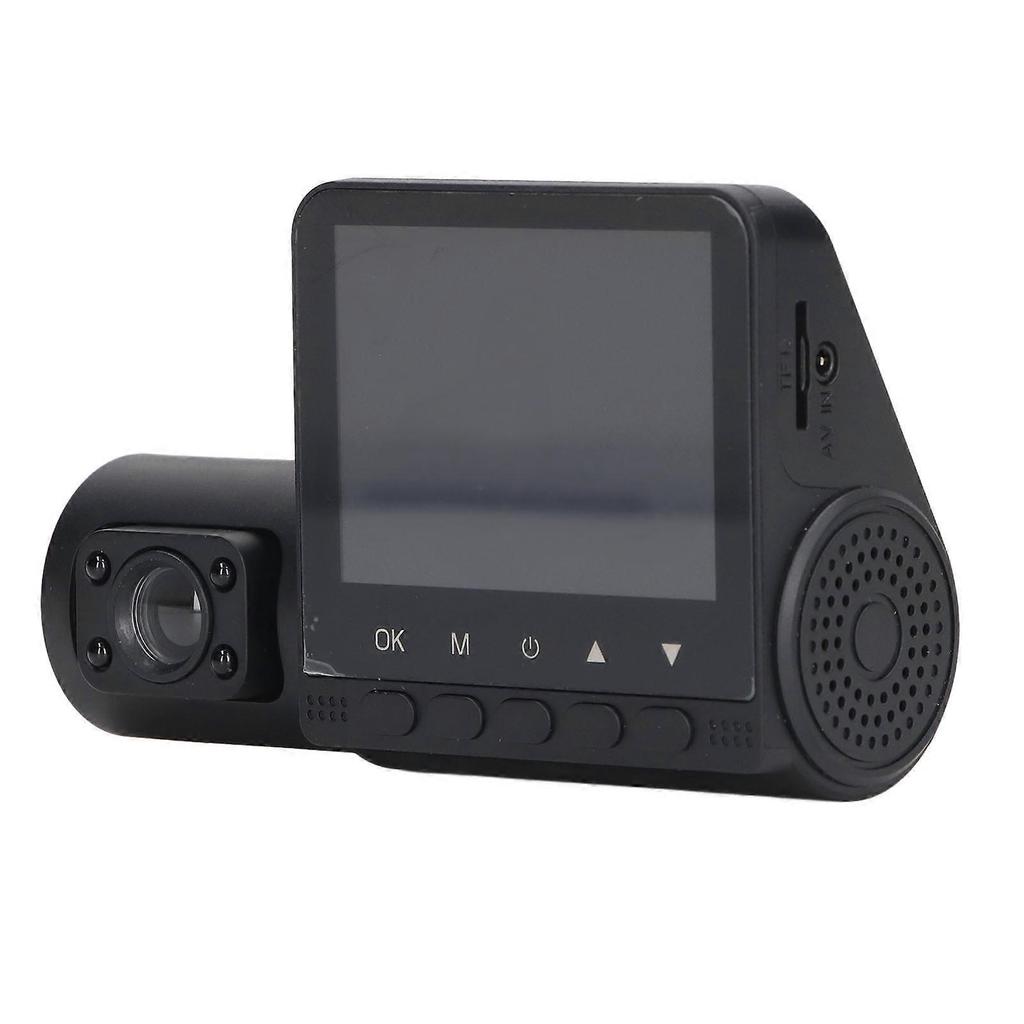 2.4 Inch Screen Dashcam 3 Way HD 1080P Three Lens Parking Monitoring Car DVR with Night View