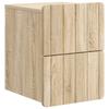 Wall Mounted Nightstand Sonoma Oak 33 X 34.5 X 43 Cm