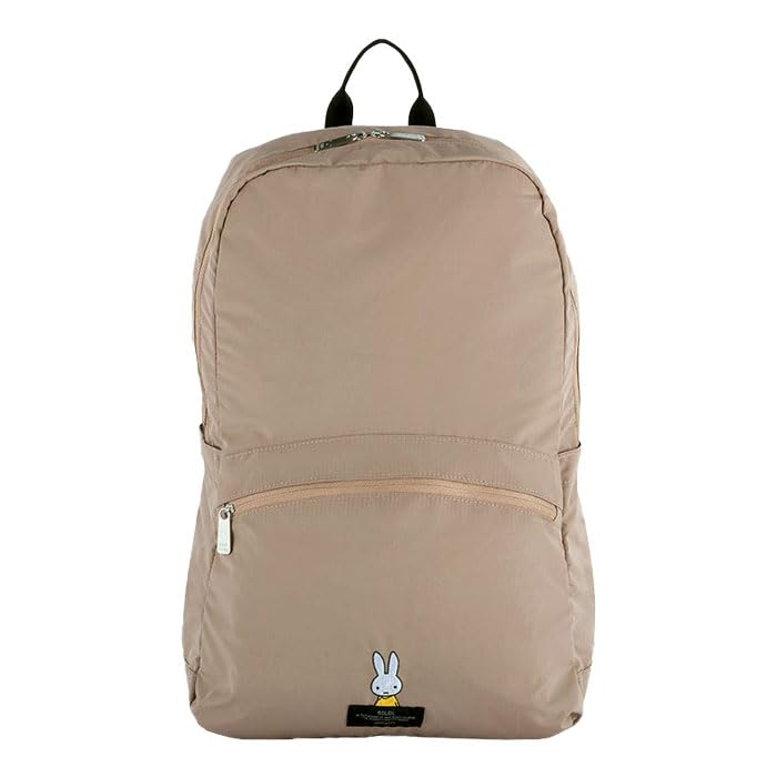 HEMING S Рюкзак Miffy Soleil Weekend Daypack STROLL 4076501 [Формат А4, Бежевый, Скандинавский стиль, Для взрослых, Дизайн с кроликом, Бруна, Для путешествий, Эко-сумка, Женский,