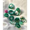 Lost Wax Casting Hole Tube Green Ring Wax Tube For Jewelry Carving Tool 6PCS Wax Molding Mold Crafts Making Ring Wax Kit