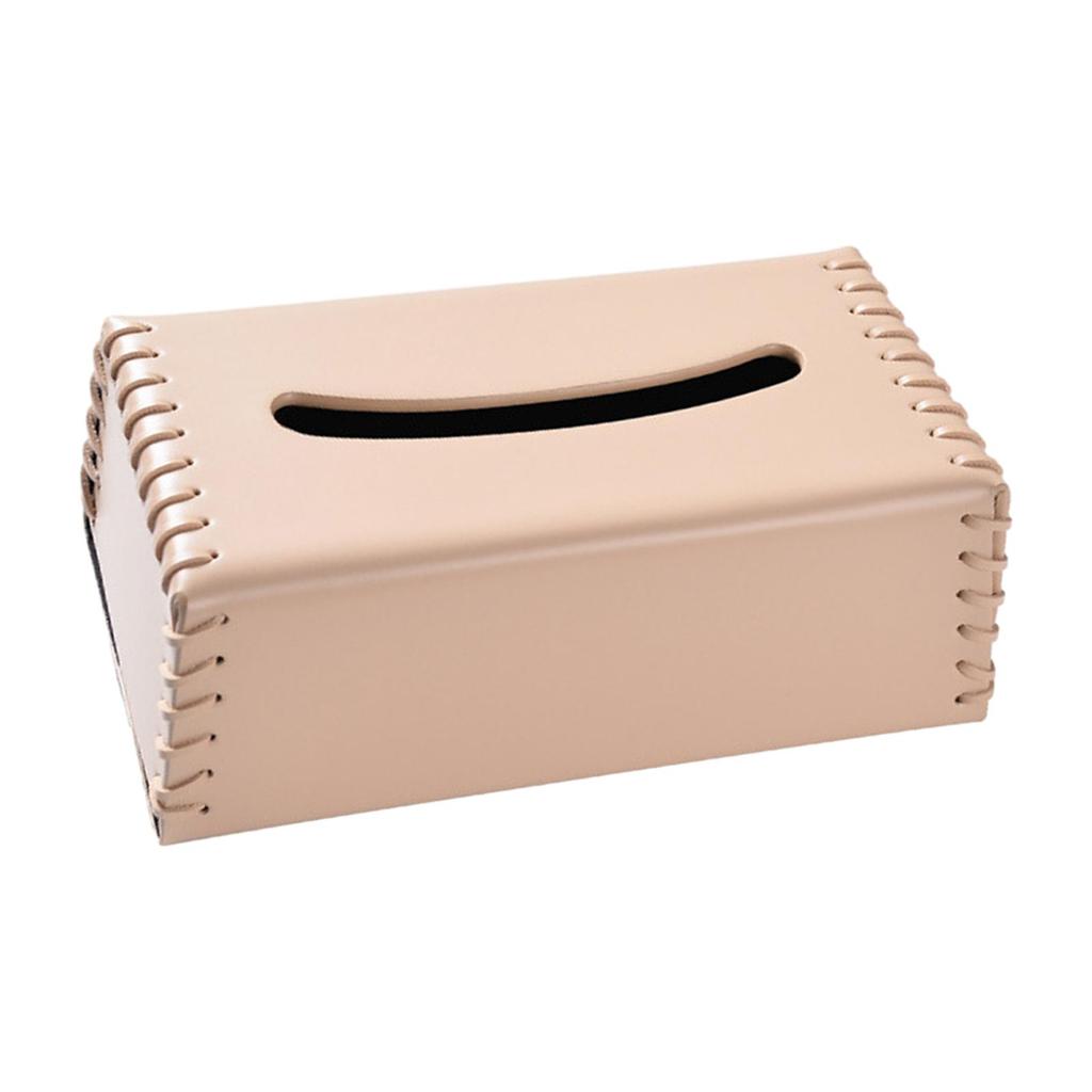 Bathroom Toilet Paper Holder Modern Tissue Box for Living Room Home Light Pink