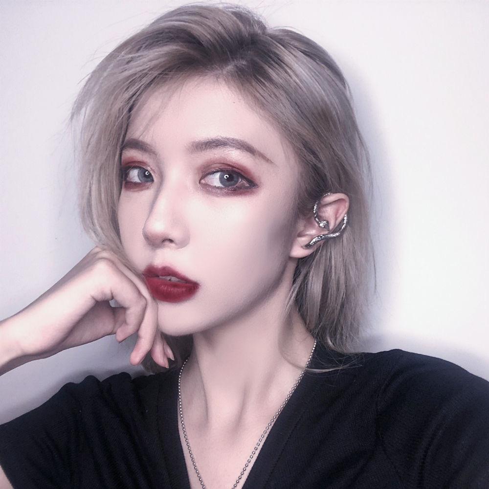 Wind Spirit Snake Wrap Hanging Ear Earrings Personality Versatile Temperament Niche Cold Wind Earrings Women