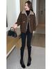 Petite Women's Fleece Short Jacket: 2024 Winter Chic, Fashionable, Warm, Versatile, Thickened Outerwear