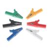 6 Pcs 6 Colors 55mm for Crocodile Clip For 4mm Male Banana Plug Connec