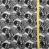 1 Yard Halloween Ghost Skull Flower Printed Lace Mesh Fabric Soft Tulle Halloween Party Decoration Diy Apparal Sewing Fabric