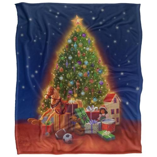 JQ Licensing Silky Gifts Christmas Supersoft Blanket