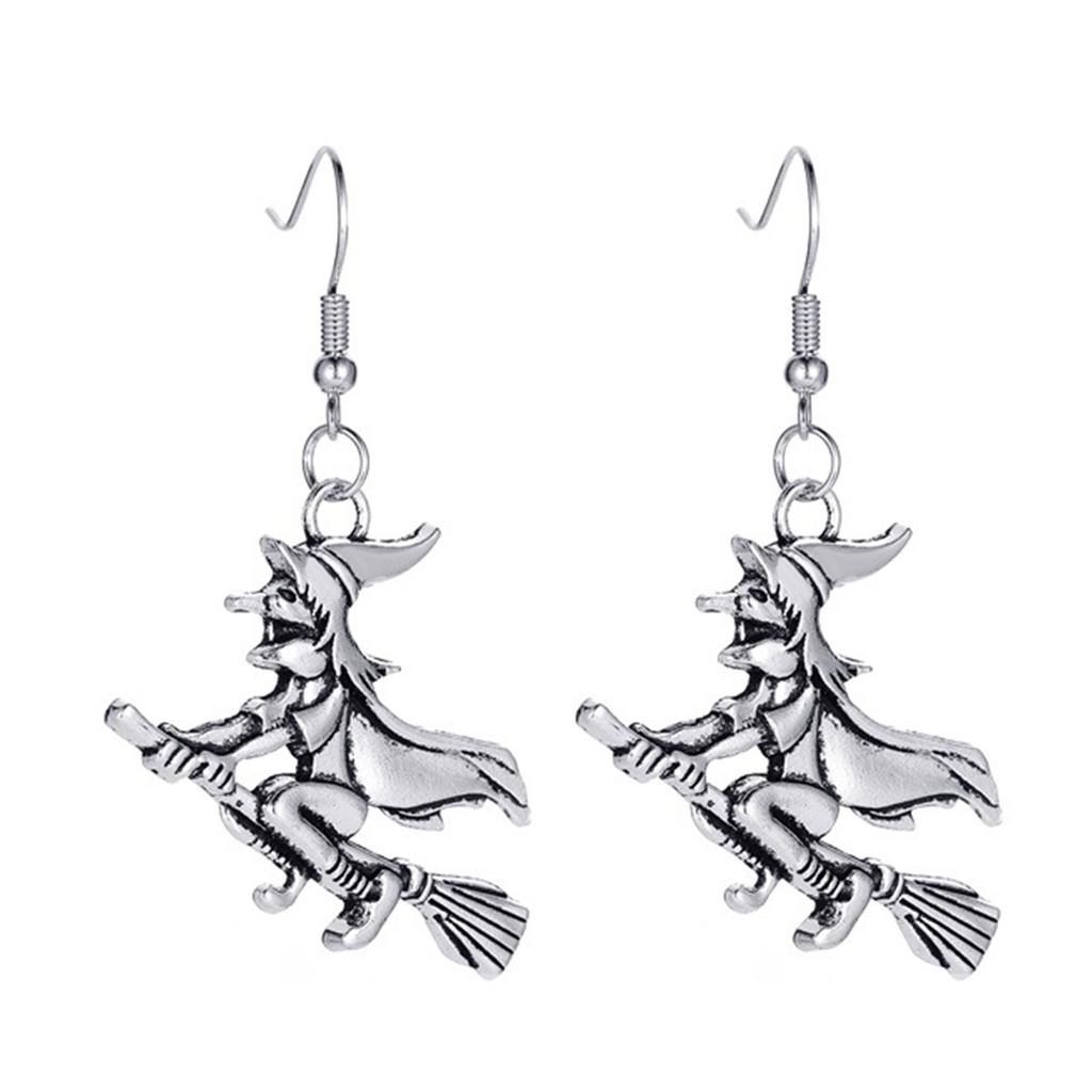 Skull Earrings Big Long Fashion Punk Jewelry for Women Girls Ladies Accessories