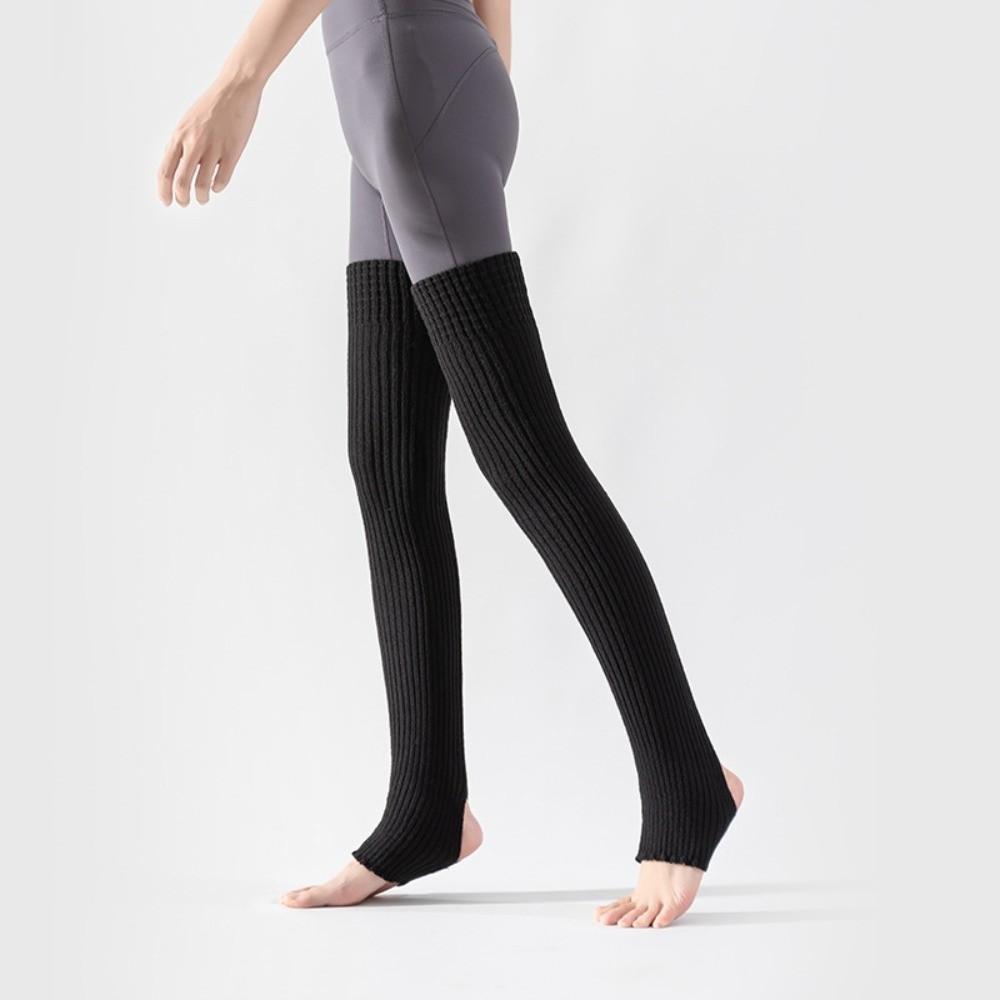Knee High Long Foot Covers Foot Cover Pilates Yoga Knitted Socks Ballet Leg Warmers Gym Fitness