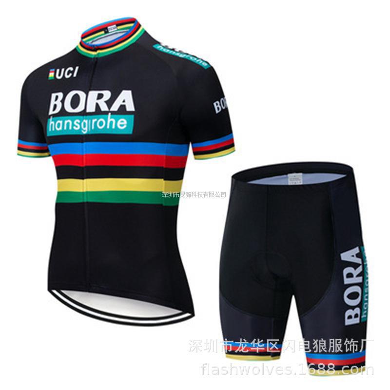BORA Edición Equipo Traje de Ciclismo Manga Corta Verano Bicicleta de Montaña Tour de Francia