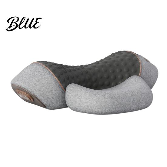 Pain Relief Massage Pillow Electric Neck Massager Pillow 3-in-1 Cervical Heat Vibration And Lift Breathable Memory Foam Function Ergonomic