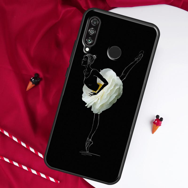 Ballerina Ballet Dance Girl For Huawei Nova 9 SE 10 5T Y90 Y70 Y60 Y61 Y91 Y72 12i 12s 11i P60 Pro P20 P30 P40 Lite Case