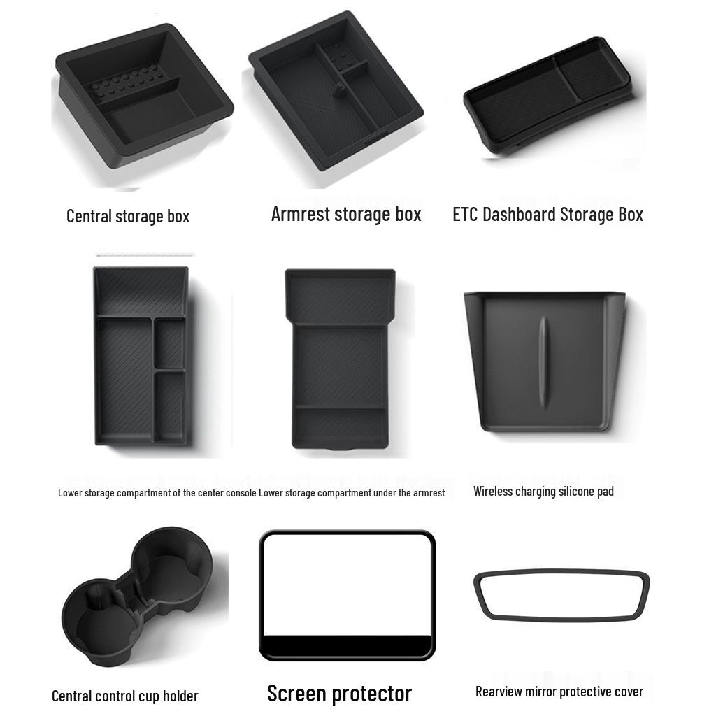Wireless Charging Silicone Pad for Tesla Model Y/3 Console