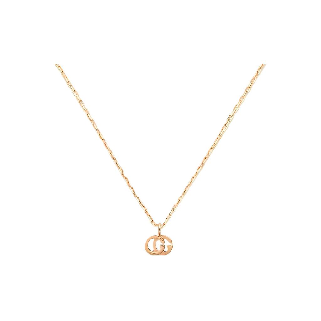 Gucci Gg Running 18K Rose Gold Necklace Women Necklace 687118-J8500-5702
