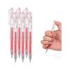 PATIKIL 6 Pcs 0.5mm Gel Pens, Retractable Light Pink Gel Ink Medium Point Rollerball Pens, Smooth Writing Quick Dry for Journaling, Note Taking,