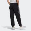 Adidas Originals Retro Sports Solid Color Side Stripe Knitted Sports Pants Women Bottoms Black H20547