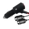 12/24V 2-in-1 Auto-Netzteil Verteileradapter mit Ein/Aus-Schalter 1 Stecker auf 2 Buchsen Y-Verteiler Zigarettenanzünder-Adapter