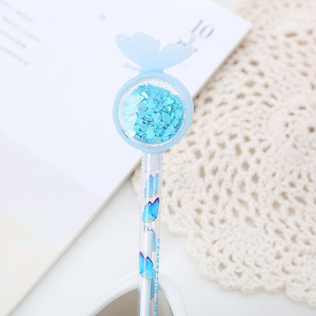 Cute Sequin Neutral Gel Pen 0.5mm Sign Tool Student Office Stationery for Wedding Bridesmaid Birthday Guest Gifts