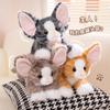 1Pc 53CM Kawaii German Cat Plush Toy Cute Big Eared Cats Doll Stuffed Soft Toy Birthday Gift Decoration Toy