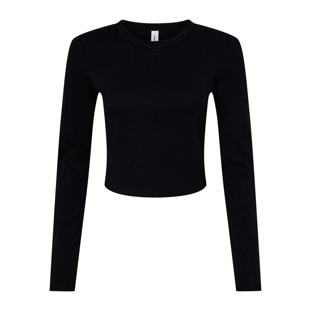 Bella + Canvas Womens/Ladies Micro-Rib Long-Sleeved T-Shirt
