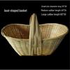 Handmade Bamboo Basket for Fruits, Vegetables, Eggs, and Storage