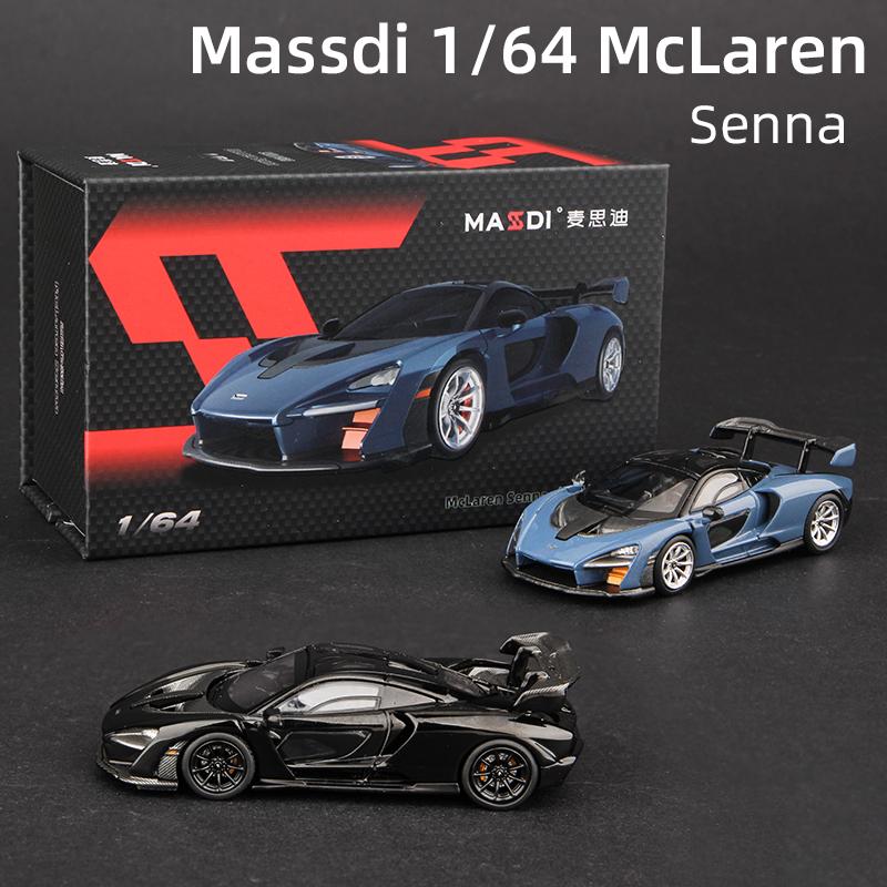 Linyi Toy Car Massdi 1:64 Mclaren Senna Car Model Alloy Miniature Supercar Vehicle Diecast Toy