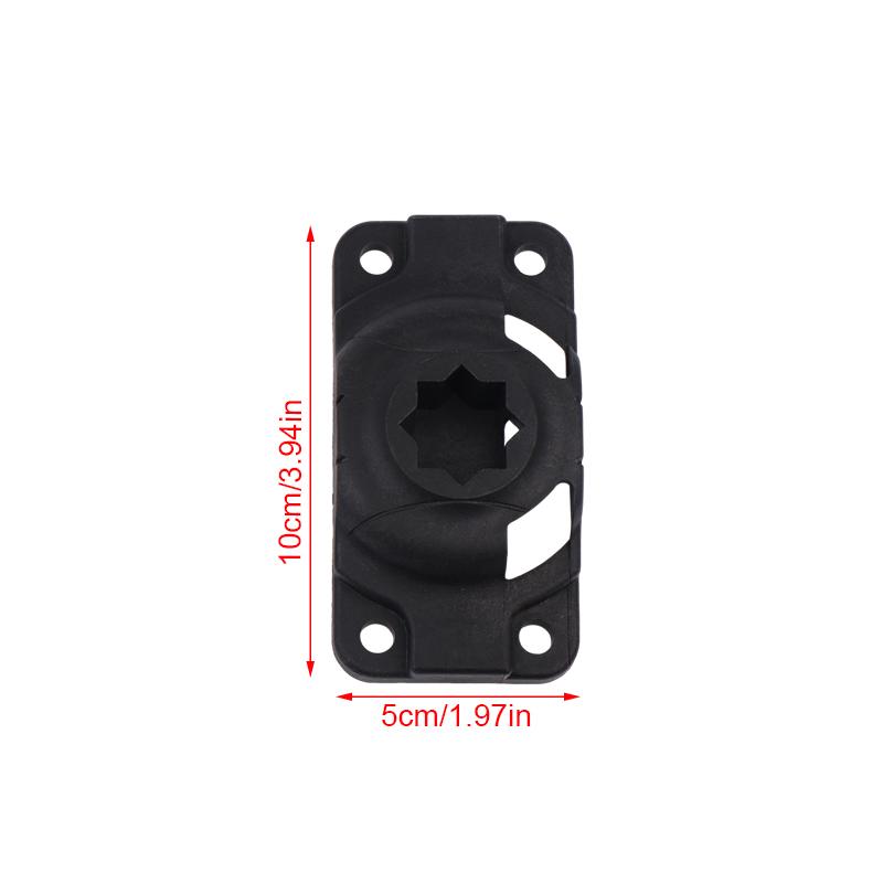 1PCS Inflatable Kayak Rod Holder With 4 Screws Navigation Mount Base Boat Canoe Slide Rail Kayak Fishing Rod Accessories
