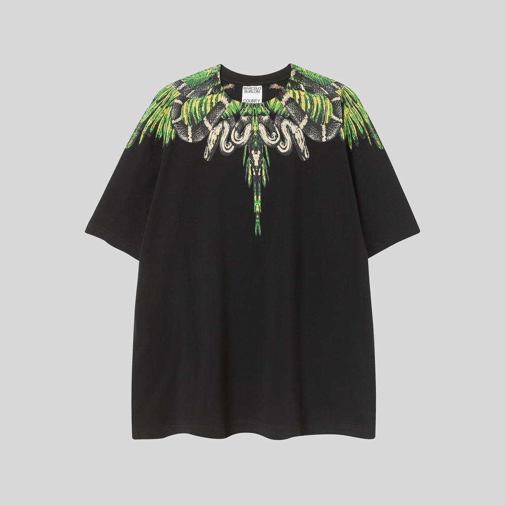 Sudadera MB Color Pluma Alas Fantasma Marcelo Marca de Moda Año de la Serpiente Relámpago Sudadera con Capucha para Pareja