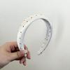 Korean Polka Dot Wide Headband for Women: High Skull Top Hair Accessory for Daily Wear and Face Washing