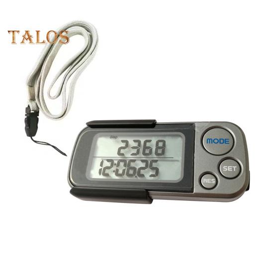 

Шагомер для ходьбы 3D с зажимом и шнурком, память на 30 дней, простой счетчик шагов с ЖК-дисплеем, точный фитнес-трекер для мужчин и женщин серебряный