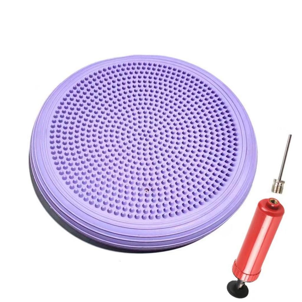 Thickened Explosion-Proof PVC Inflatable Yoga Balance Mat & Massage Cushion