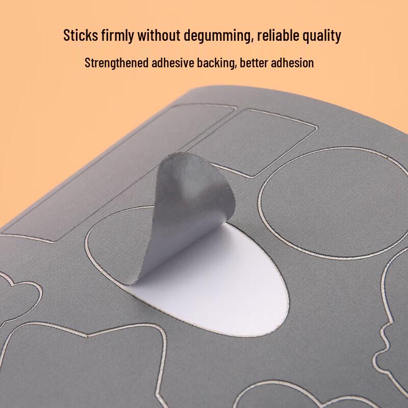 Petec Negru Autoadeziv pentru Repararea Jachetei de Puf - Sosire Nouă