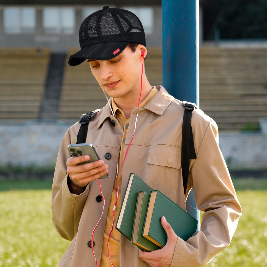 Breathable Mesh Baseball Cap Adjustable Soft Top Summer Sun Protection Hats Outdoor Fishing Camping Hat for Men