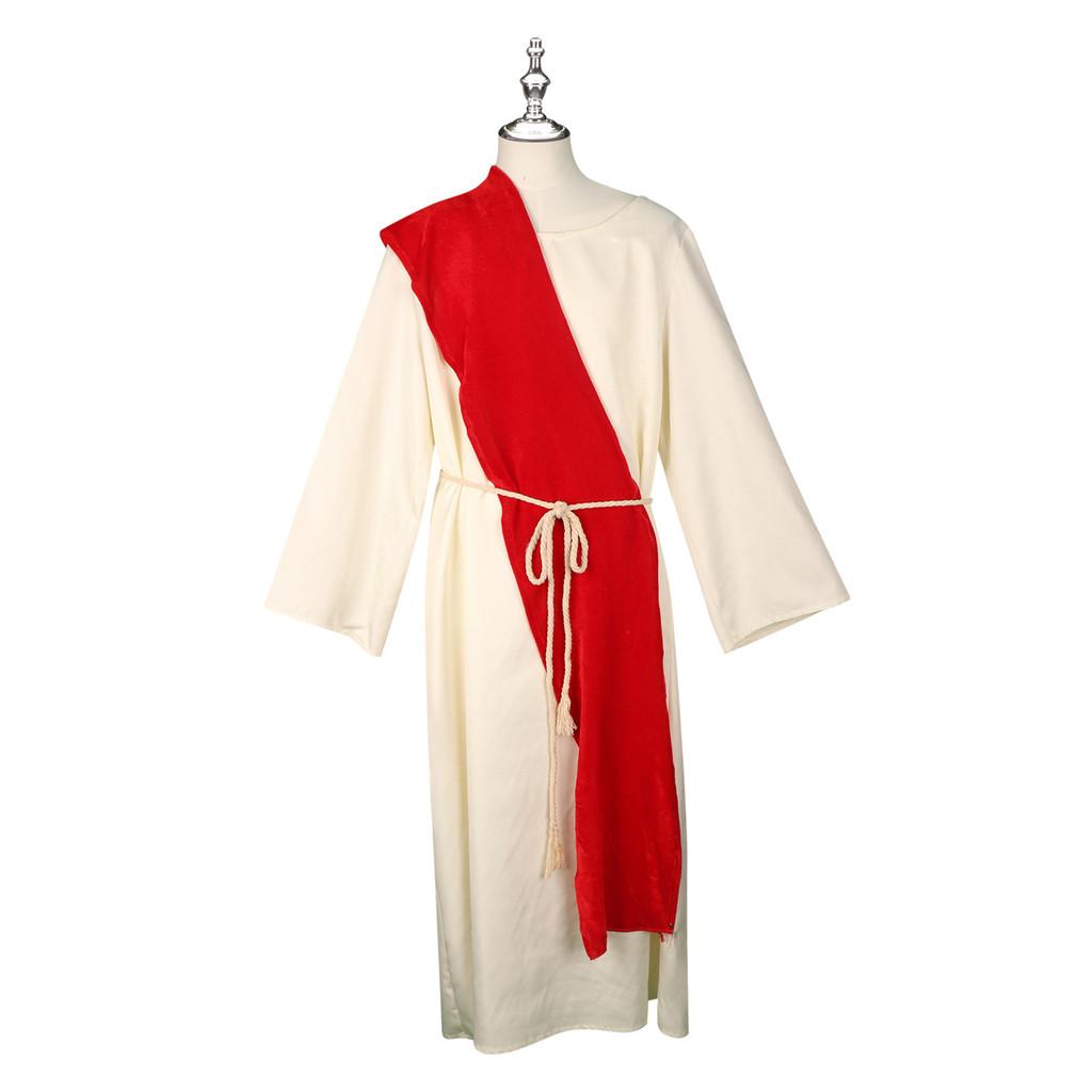 Elegant Medieval Warrior Costume For Cosplay Featuring Richly Textured Polyester