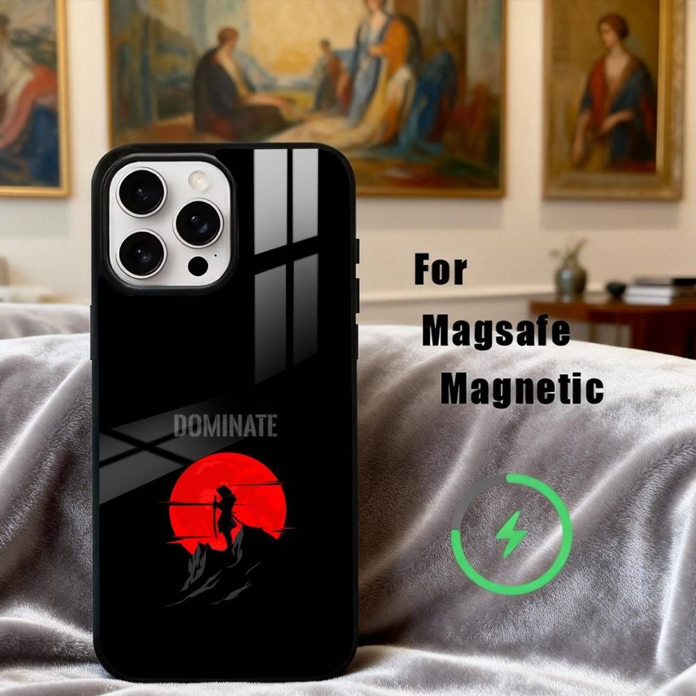 J-Japanese B-Bushido S-Samurai  Phone Case For iPhone17,16,15,14,13,12,11 Plus,Pro Max Magnetic For Magsafe Wireless Charging