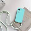 Náhrdelník Crossbody Popruh Šňůrka Silikonové Pouzdro Pro OPPO A80 5g A3 Pro 5g Globální CPH2639 Měkký Lanyard Zadní Kryt Fundas